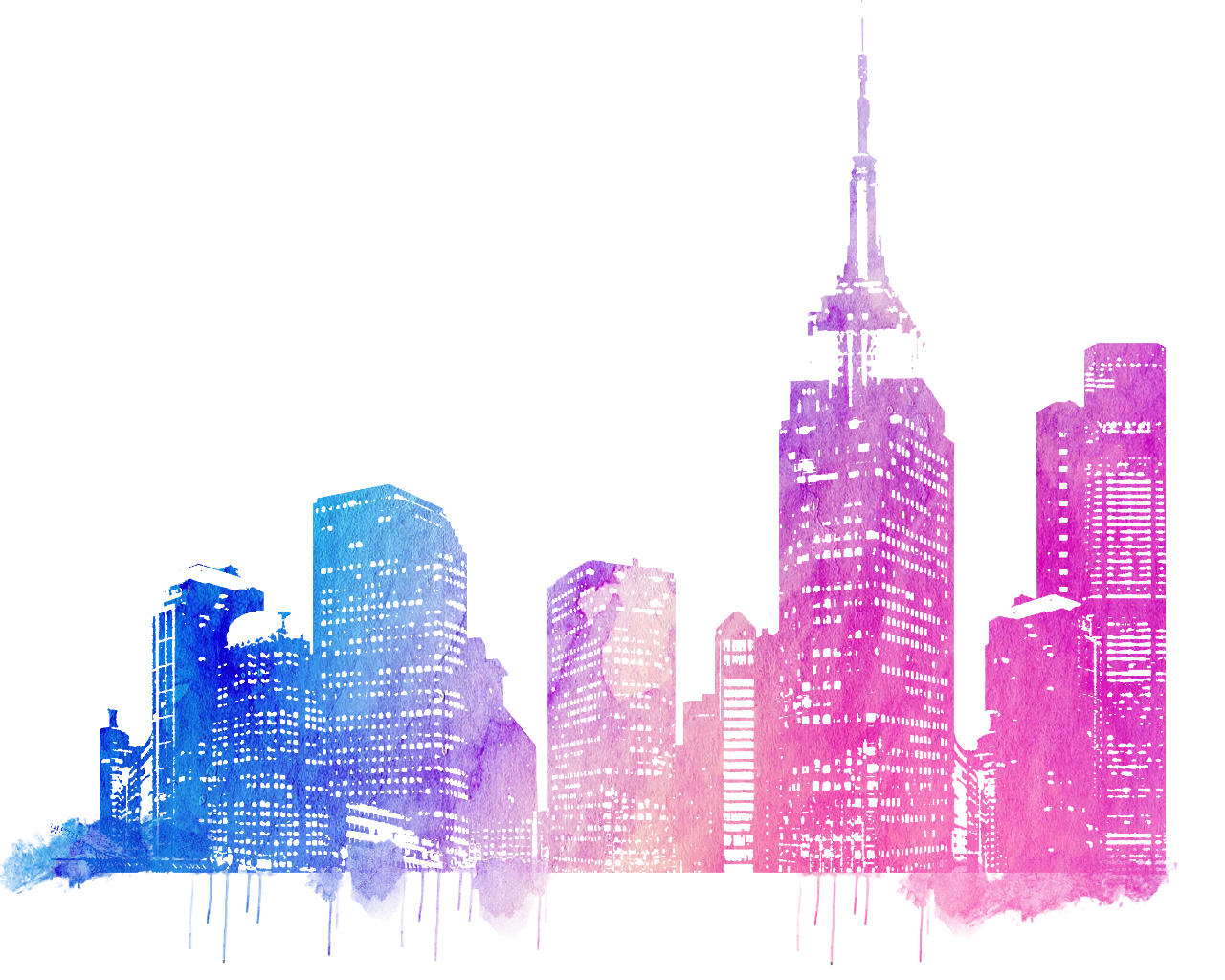 City cityscape horizon line. Skyline clipart picsart