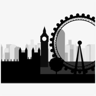 Skyline clipart simple. London silhouette 