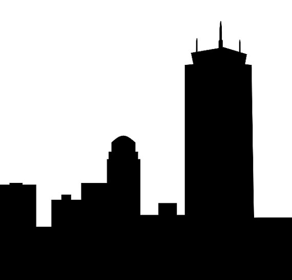 skyline clipart skyline boston