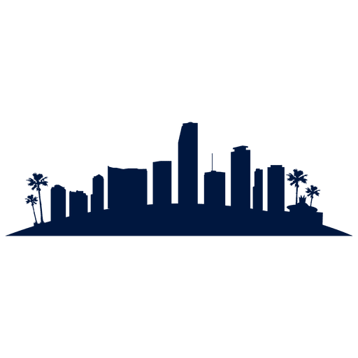 skyline clipart skyline miami