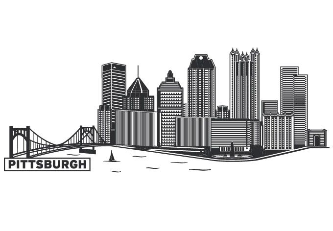 skyline clipart skyline pittsburgh