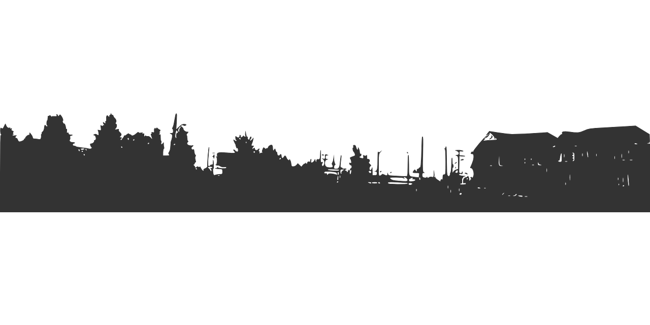 skyline clipart small town
