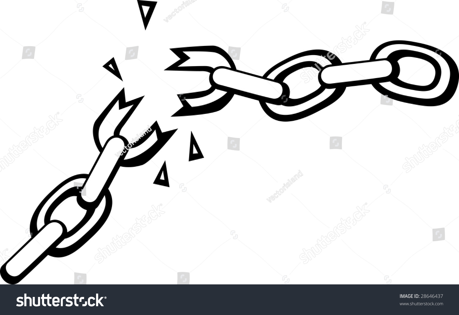slavery clipart broken chain