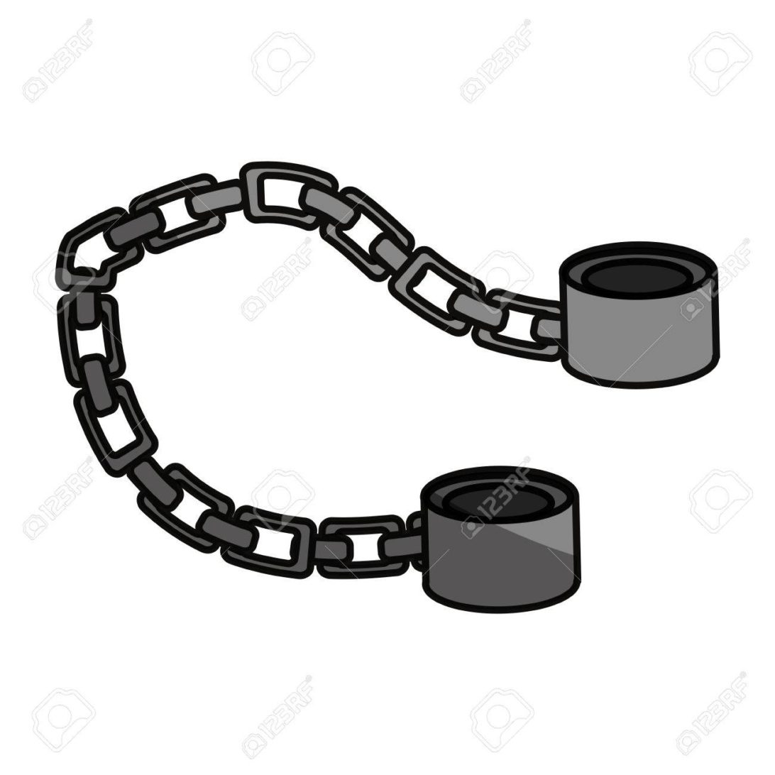 Slavery clipart in chain. Slave isolated broken chains