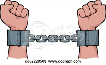 slavery clipart shackle