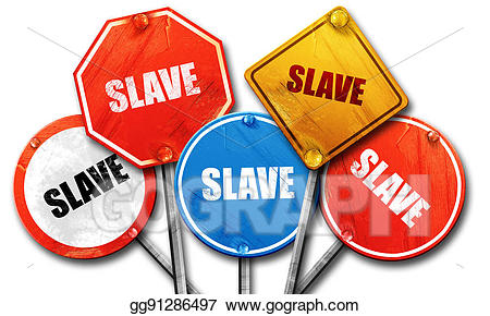 Slavery clipart sign. Drawing slave d rendering