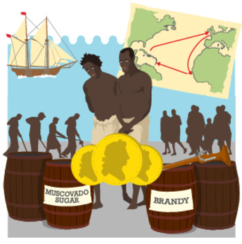 slavery clipart triangular trade