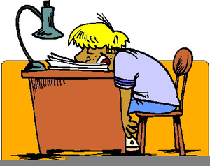 Sleeping clipart desk clipart. Sleep at free images