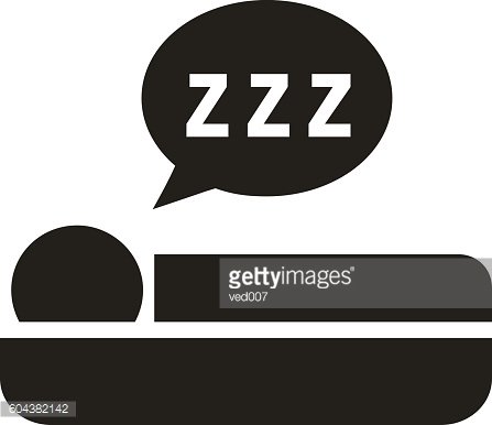 sleeping clipart logo