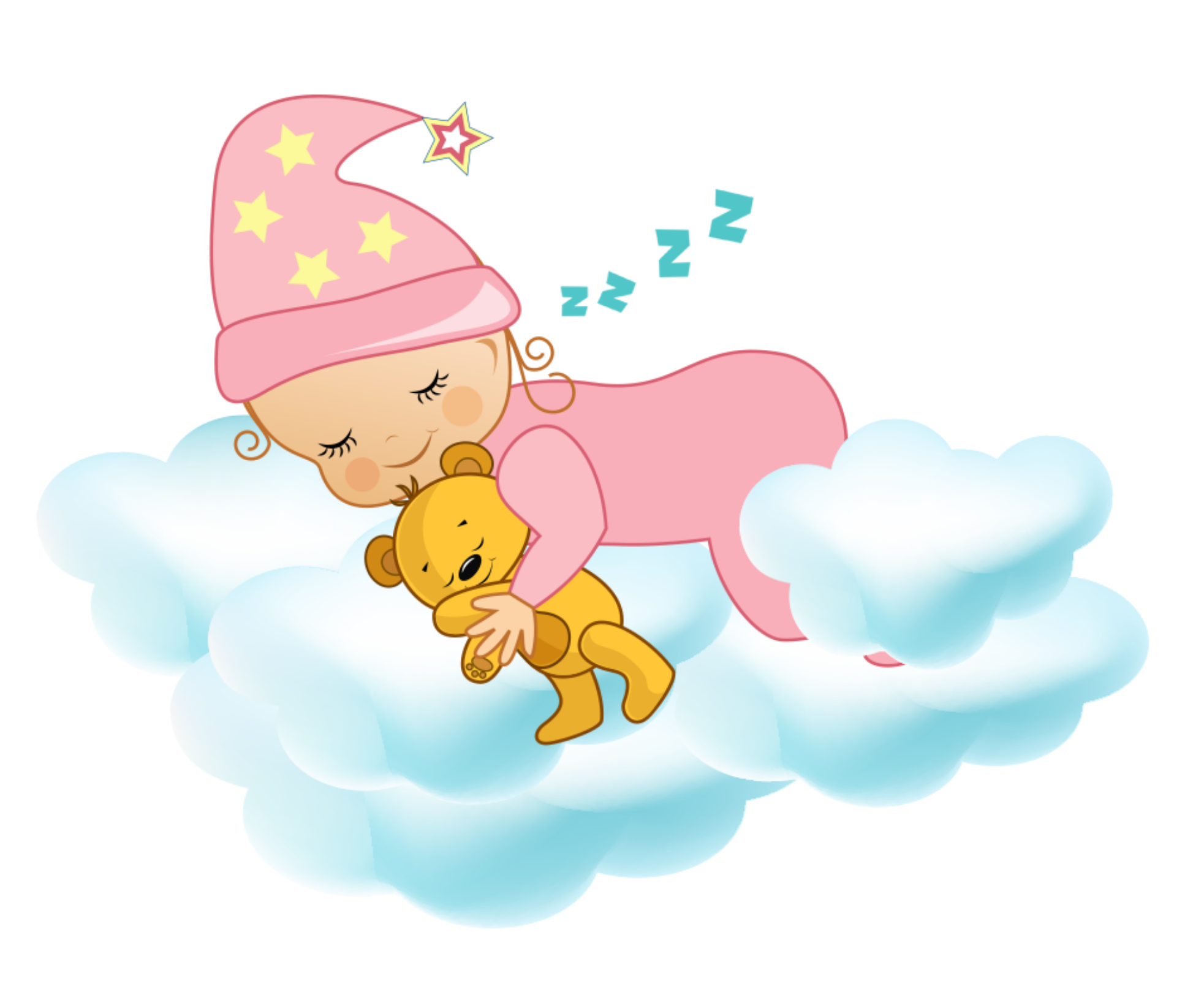 Freetoedit ftestickers baby cloud. Sleeping clipart nighttime activity