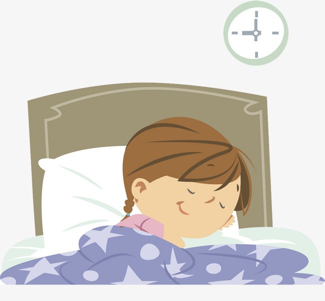 sleeping clipart on time