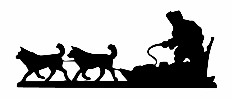 Lapland activities sled clip. Sleigh clipart dog
