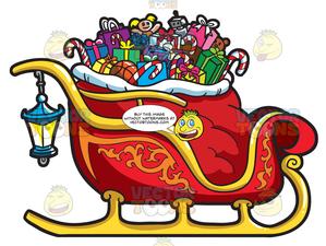 sleigh clipart gift