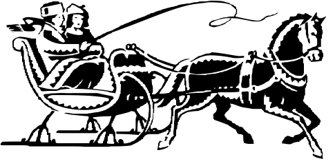 Sleigh clipart horse. Free winter cliparts download