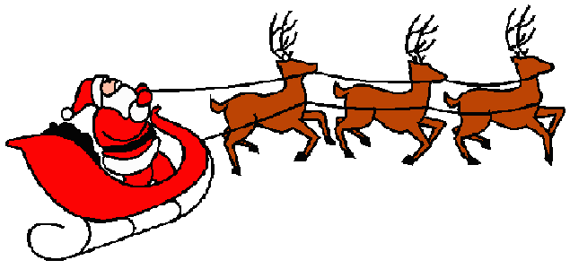 sleigh clipart santa s