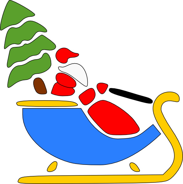 sleigh clipart santa's slay