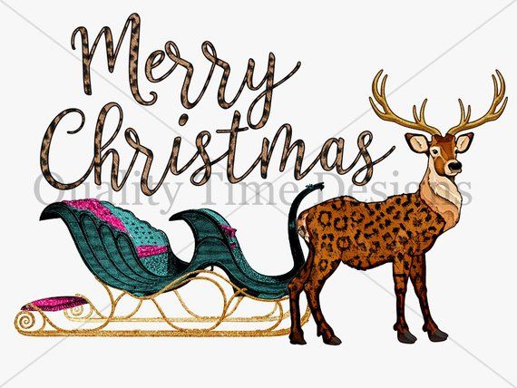 Transfer design download merry. Sleigh clipart vintage