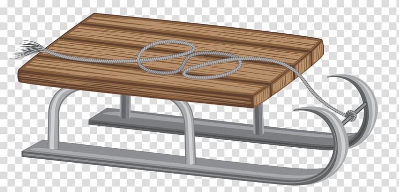 Illustration coffee table angle. Sleigh clipart wooden sled