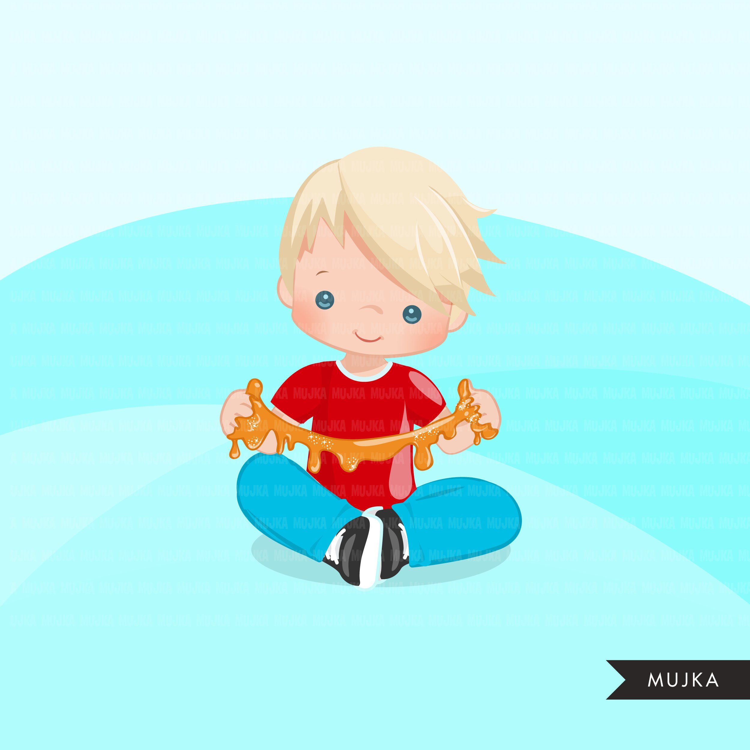 Party boys clip art. Slime clipart animated
