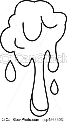 Portal . Slime clipart black and white