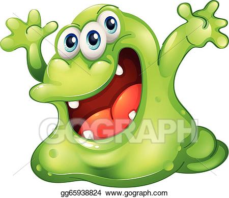 Slime clipart gooey. Vector art a green