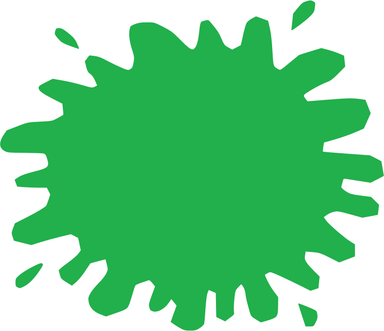 slime clipart green blob
