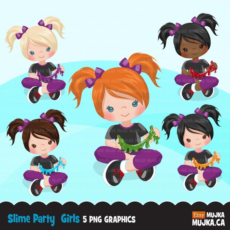 slime clipart party