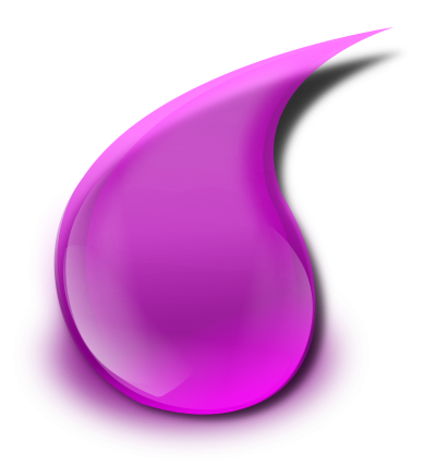 slime clipart purple