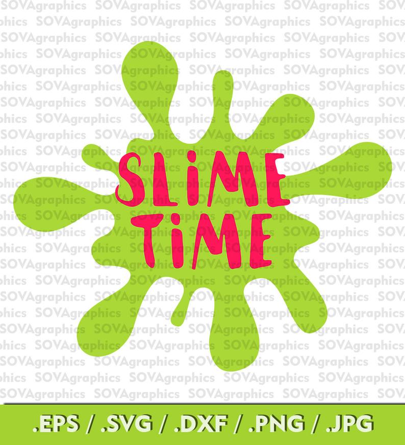 slime clipart splash