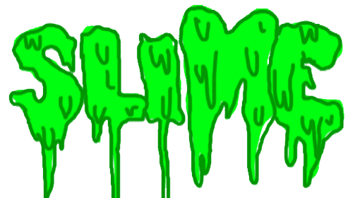 slime clipart word