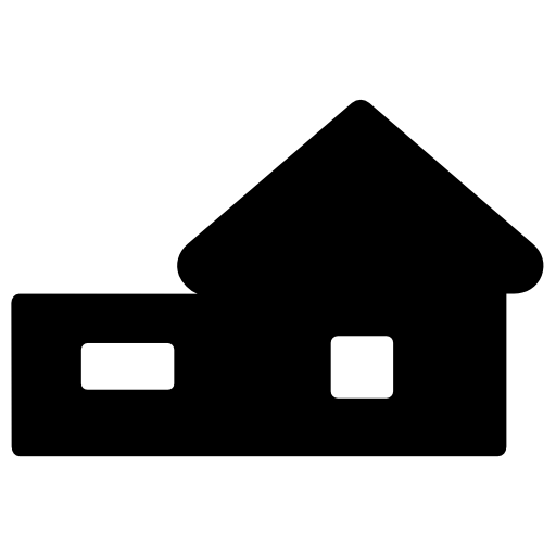 Small house png. Symbol image royalty free