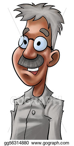 smart clipart scientist