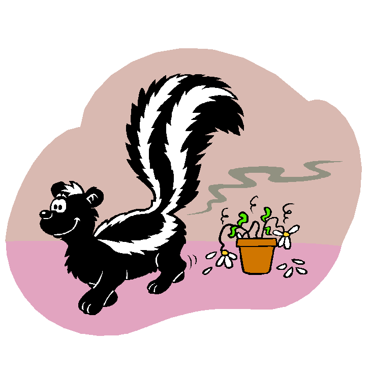 Smell clipart skunk. 