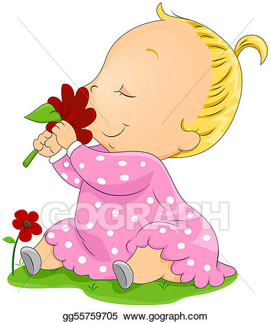 smell clipart smell flower