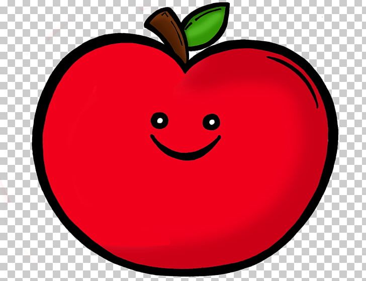 smiley clipart apple