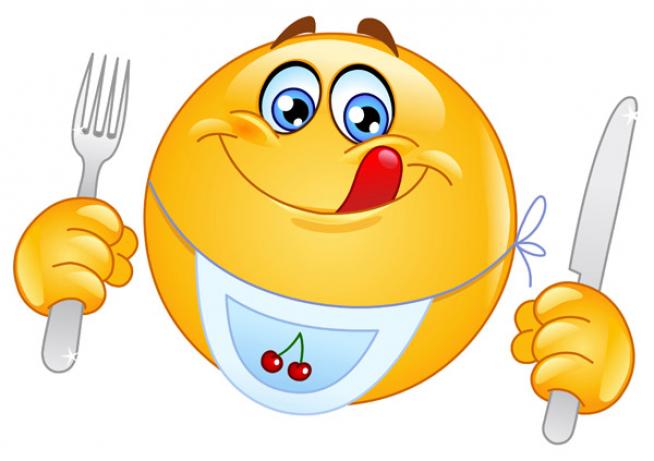 smiley clipart food