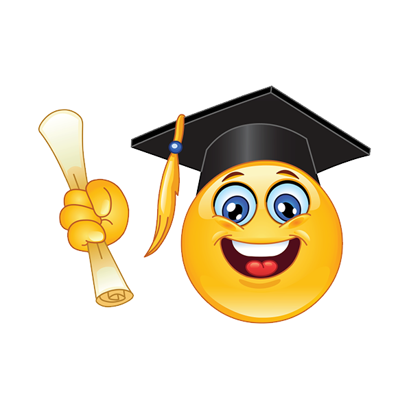 Png images free download. Smiley clipart graduation