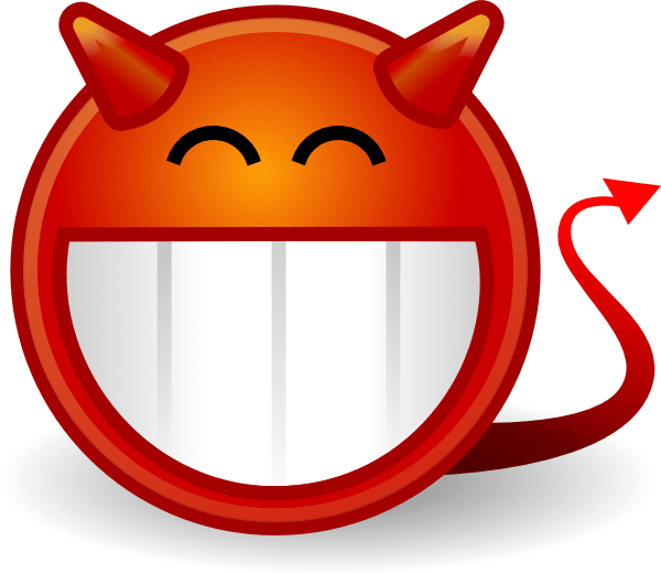Smiley clipart reading. Devilish gallery by jason