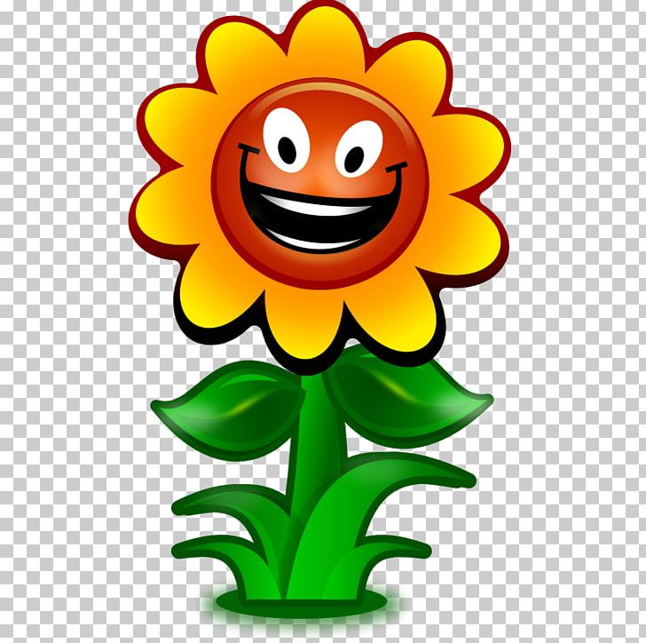 smiley clipart sunflower