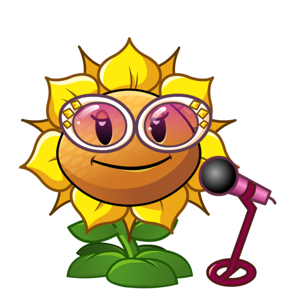 smiley clipart sunflower