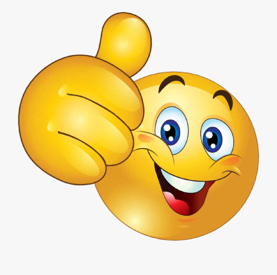 smiley clipart thumbs up