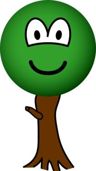 smiley clipart tree