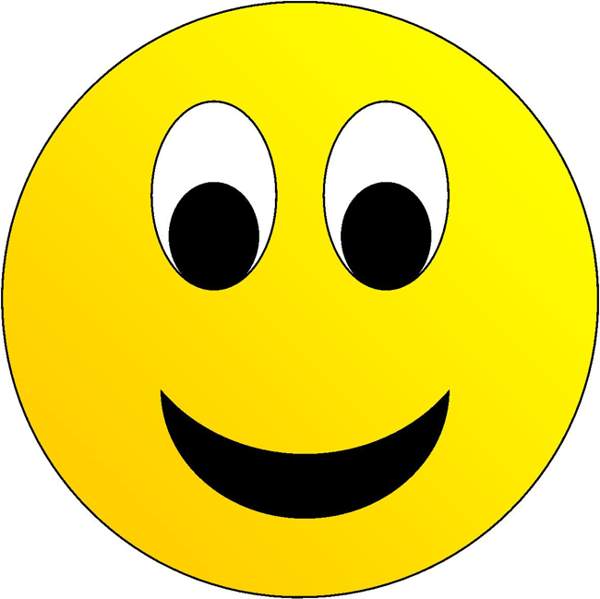 Clip art smiley . Excited clipart yellow happy face