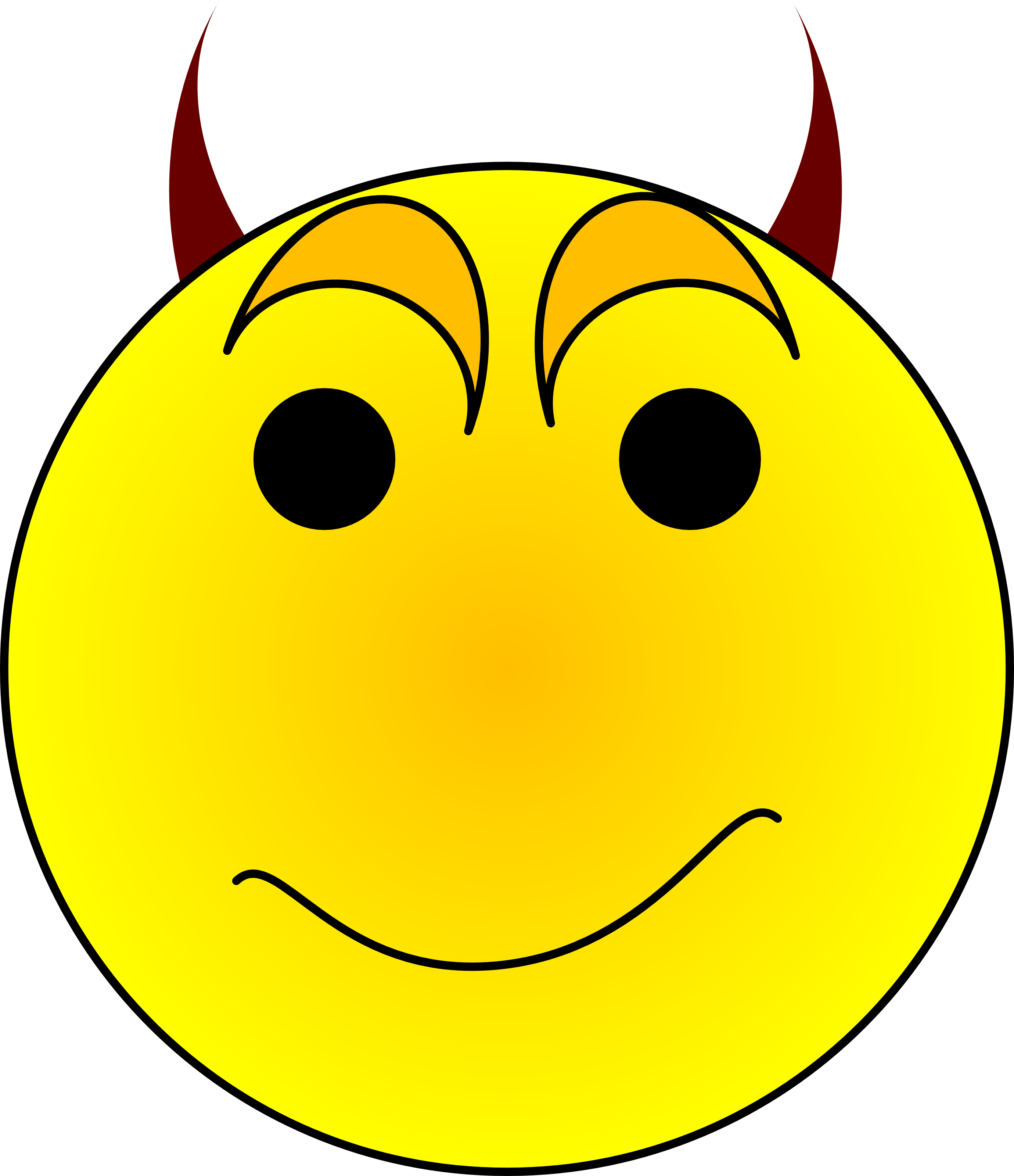 Smiley face clip art basic. Graphic free devil smajl