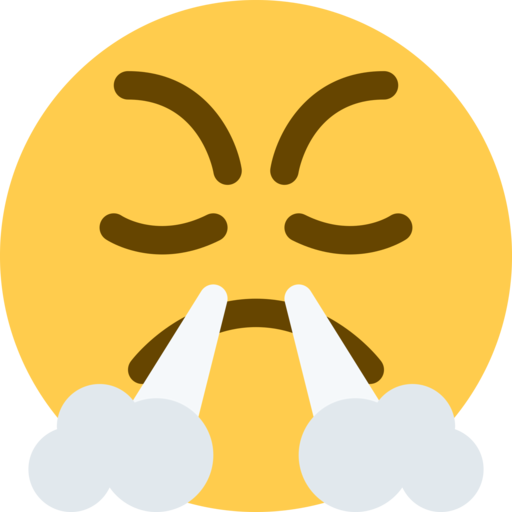 Smoke emoji png.  twitter twemoji