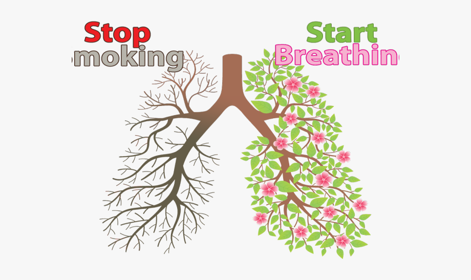 smoking clipart breathing difficulty
