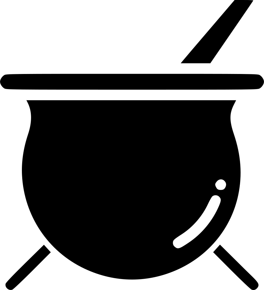 smoking clipart cauldron