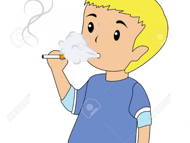 smoking clipart juvenile