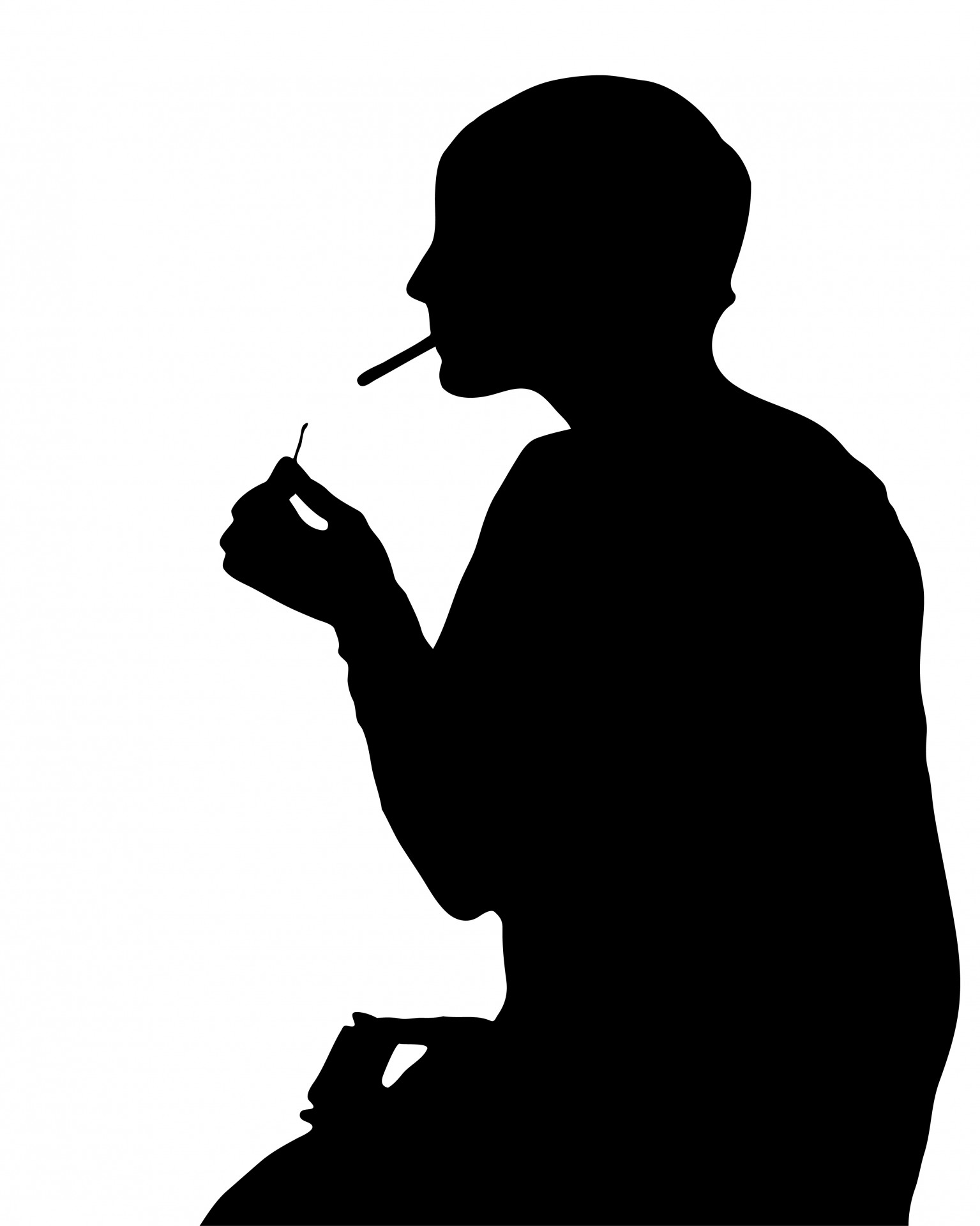 Free person cliparts download. Smoking clipart man smoking