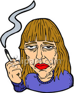 smoking clipart old employee